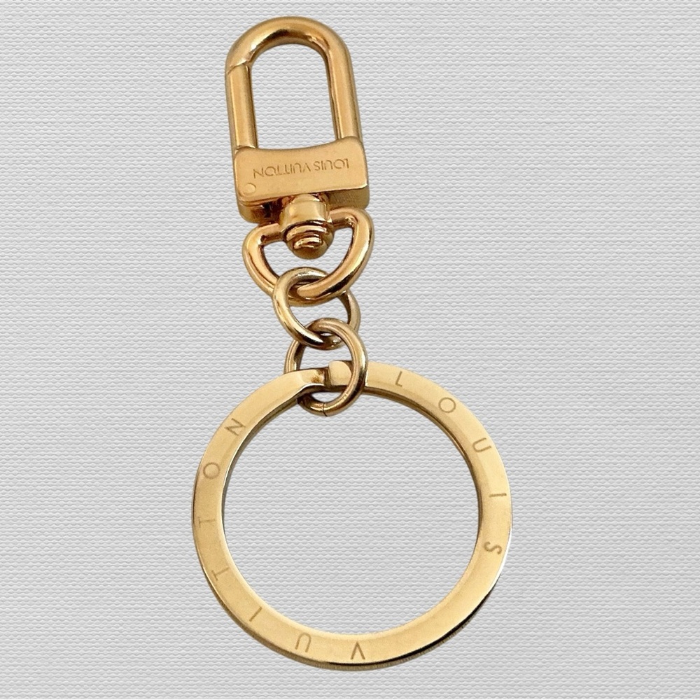 Louis Vuitton Keyring with Engraved Logo